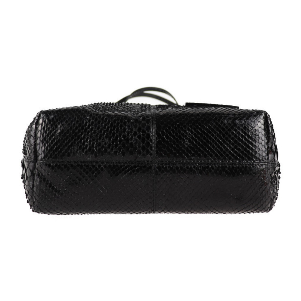Fendi Python Shoulder Bag Black - image 4